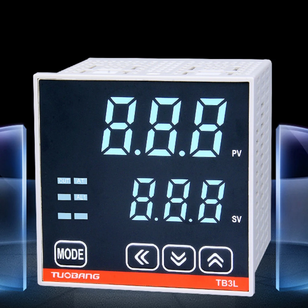 Digital display Temperature controller TB3S TB3L Relay or SSR 220V output K/E/PT100 input optional