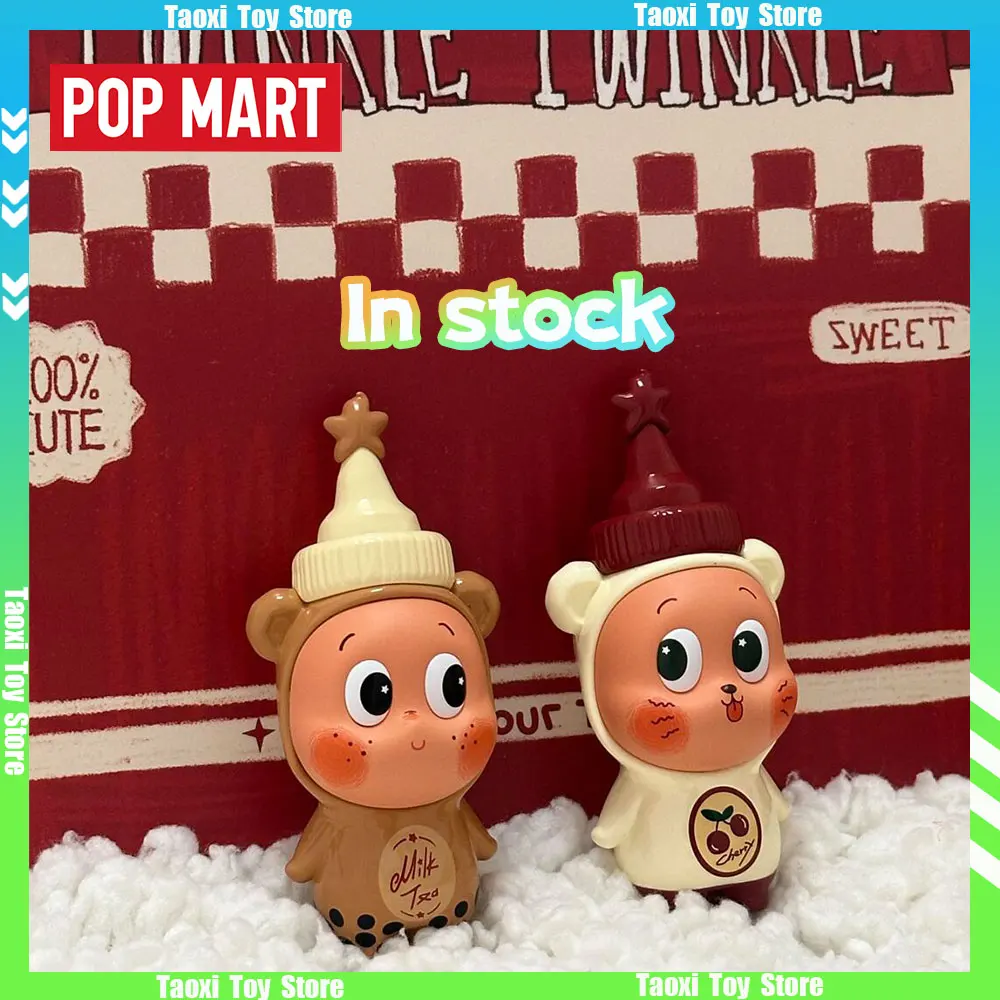 

100% Genuine POPMART TWINKLE TWINKLE Create Your Taste Mike Tea&cherry Series Blind Box Anime Figure Caixa Caja Collection Gifts