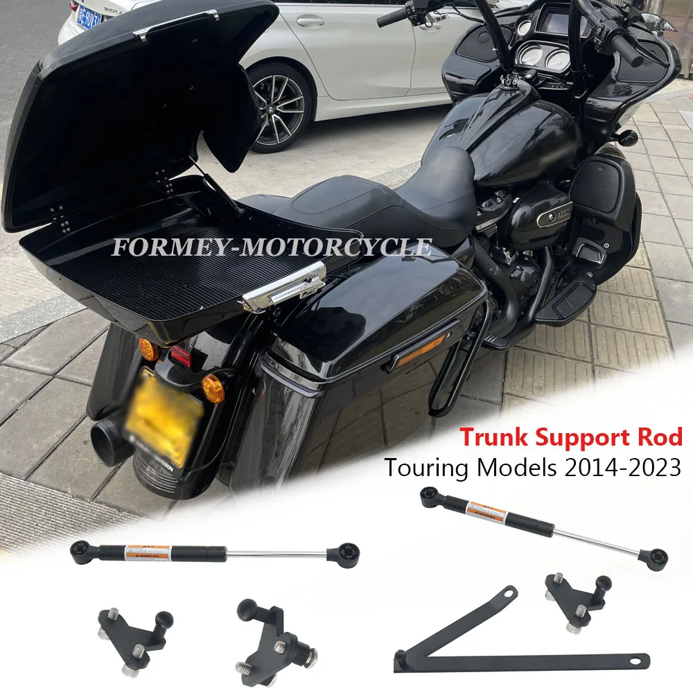 

For Harley Touring Road Glide Road King Street Glide 2014-2023 Motorcycle Accessories Tour Pack Trunk Support Rod Hydraulic Rod