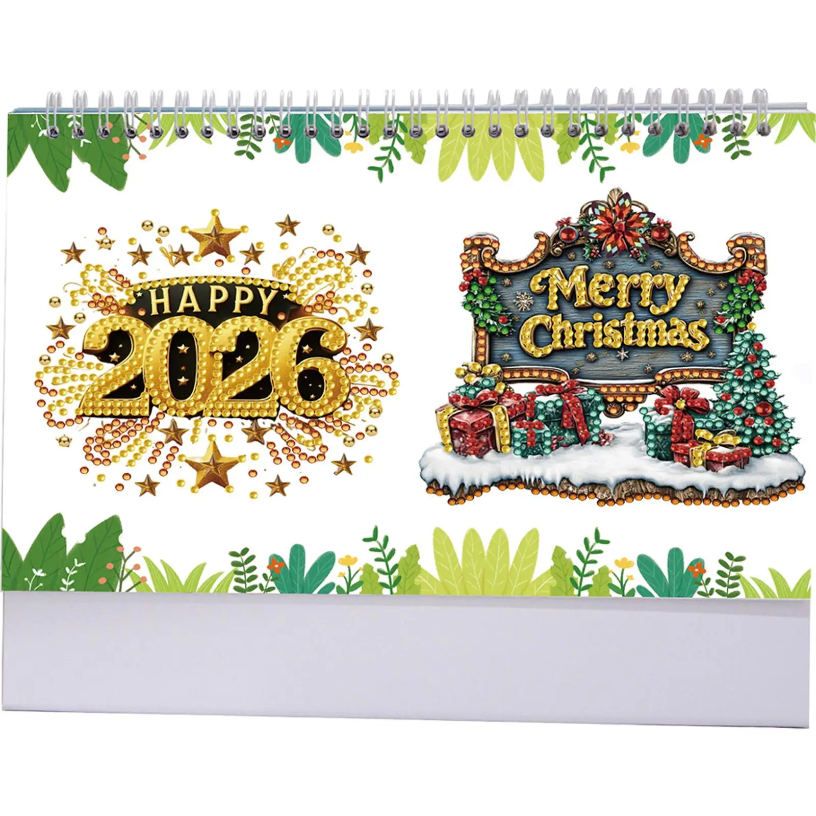 

Набор для алмазной вышивки: календарь-планировщик, ежемесячный календарь, настольное украшение для дома и офиса