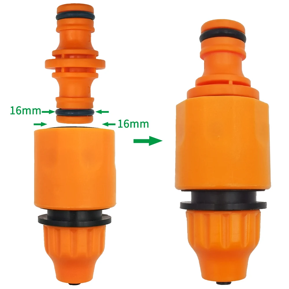 5Pcs 12 Inch Quick Drip Irrigation Watering System Greenhouse Joiner Repair Connector Garden Hose Tubing Fitting Pipe for Soil