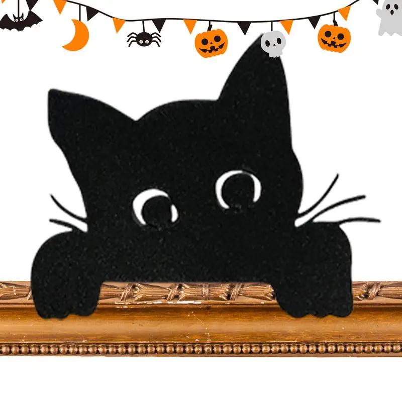 

Metal Halloween Door Topper Indoor Halloween Door Toppers Halloween Door Corner Sign Cat Silhouette Decorative Signs & Plaques