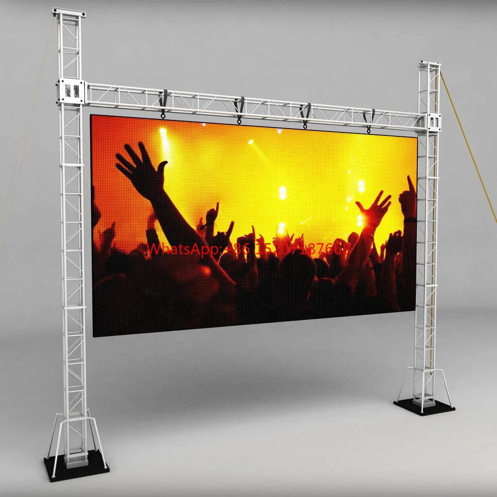 500Mm X 1000Mm P2.9 P3.91 Die-Casting Aluminum Al Cabinet Led Video Panels Novastar Curved Screen Indoor Display Video Wall