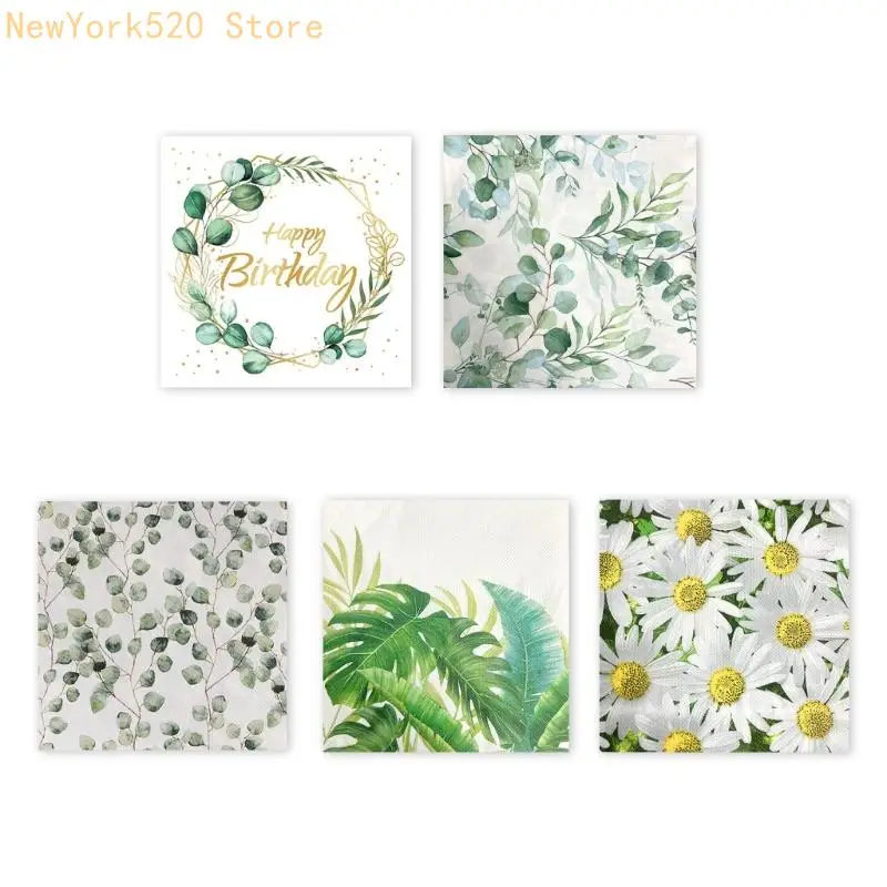 

N84C Plant Themed Paper Satkinn