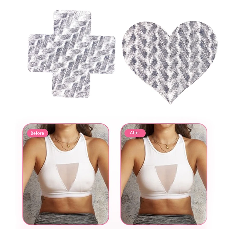 Sexy Nipple Pasties Invisible Disposable Breast Patch Heart Star Luminous Glitter Breast Lift Tape Chest Stickers Nipple Covers