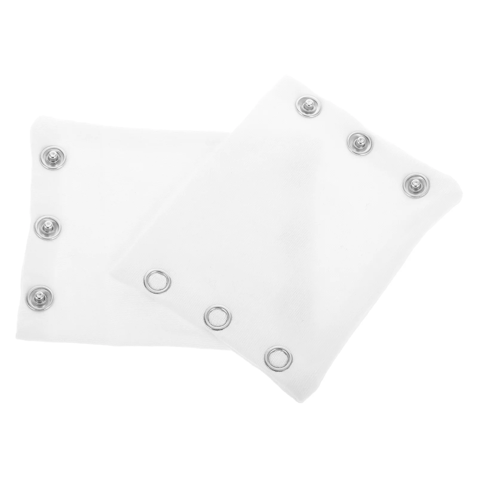 

1 Pair Baby Romper Extender Double Layer Rectangle Jumpsuits Bodysuit Snap Infant Toddler Unisex Replacement For 0-2 Years