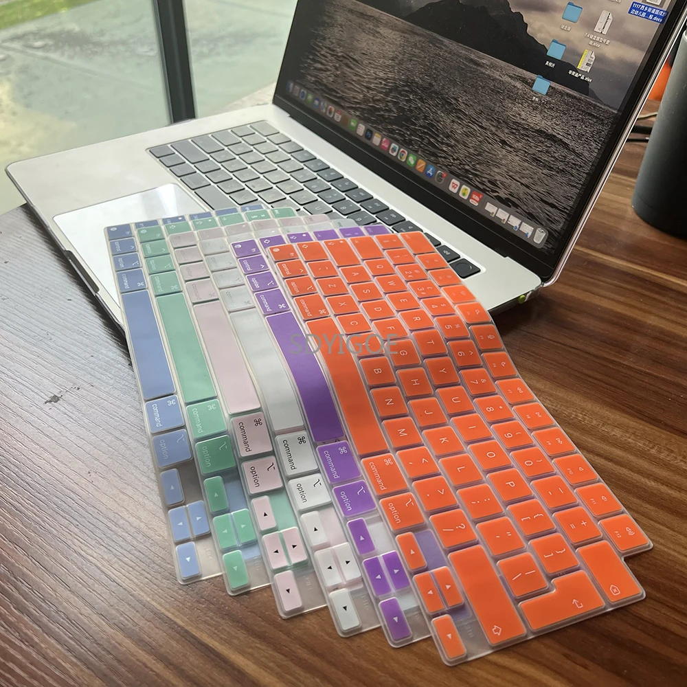 Keyboard Cover Protector Keyboard Skin for 2023 MacBook Air15