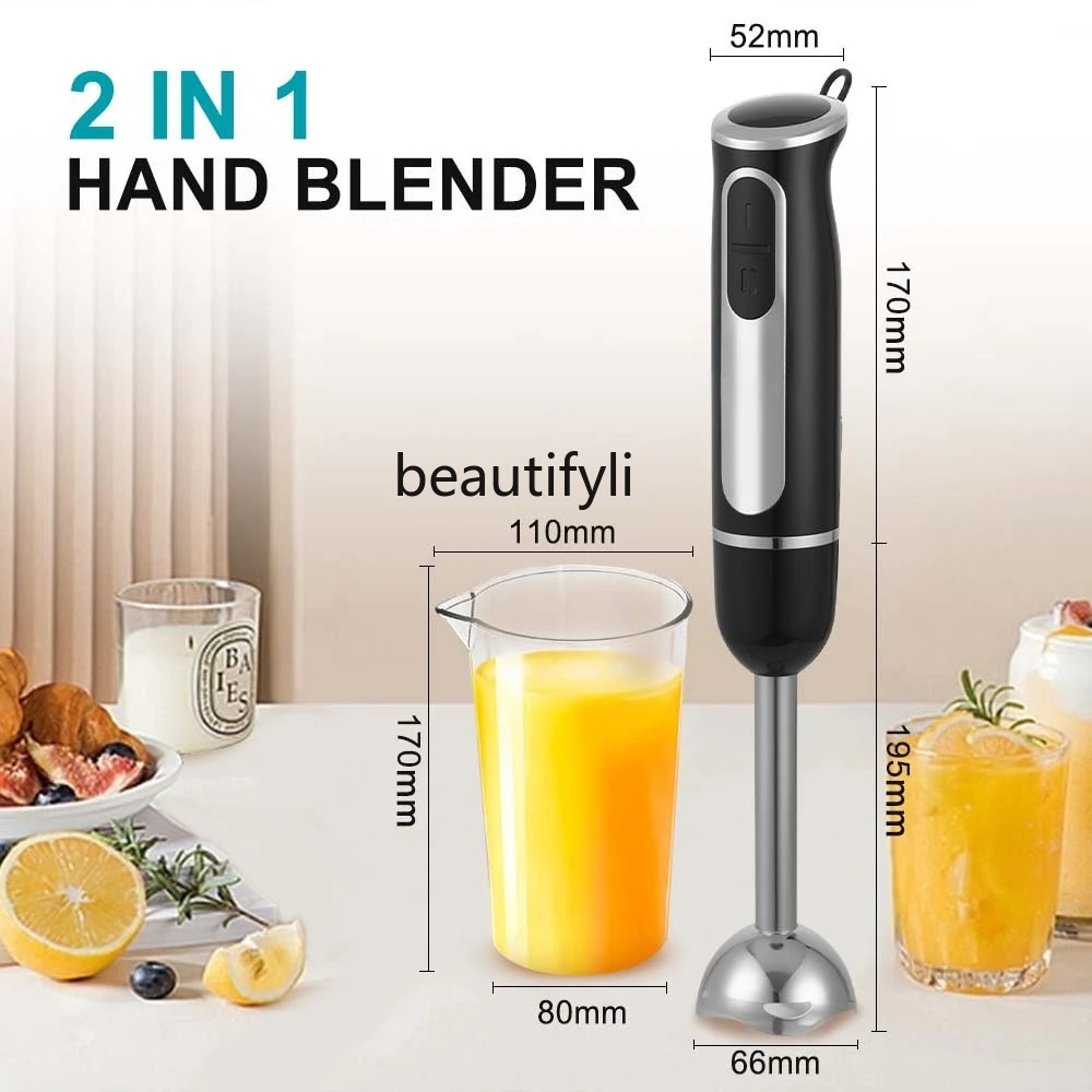 Juice cooking ground meat multi-function handheld mixer