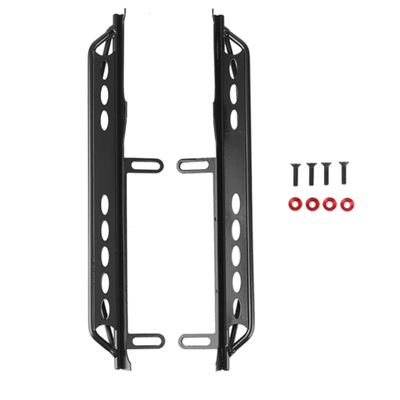 Rock Sliders Metal Pedal Side Board for 1/6 RC Crawler Car Axial SCX6 Jeep JLU Wrangler Upgrade Parts