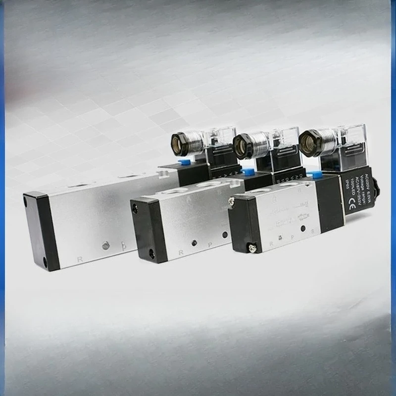 

4V210-08 Pneumatic solenoid valve 24V two-position five-way 220V electronic valve 4V310 directional valve