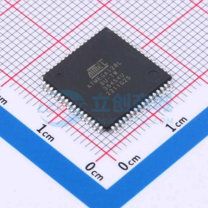 

1 PCS/LOTE ATMEGA128L-8AU ATMEGA128L-8AUR ATMEGA128L TQFP-64 100% New and Original IC chip integrated circuit