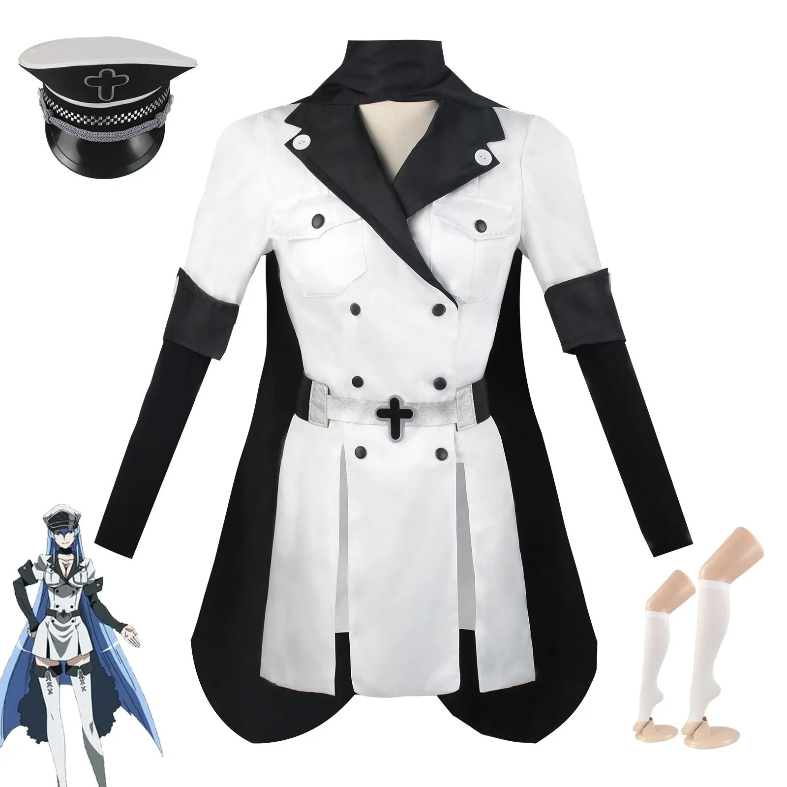

Role-playing Uniform Full Set Estes Cosplay Costume From "Red-Eyed Assassin" Anime Performance Cosplay Uniform Set
