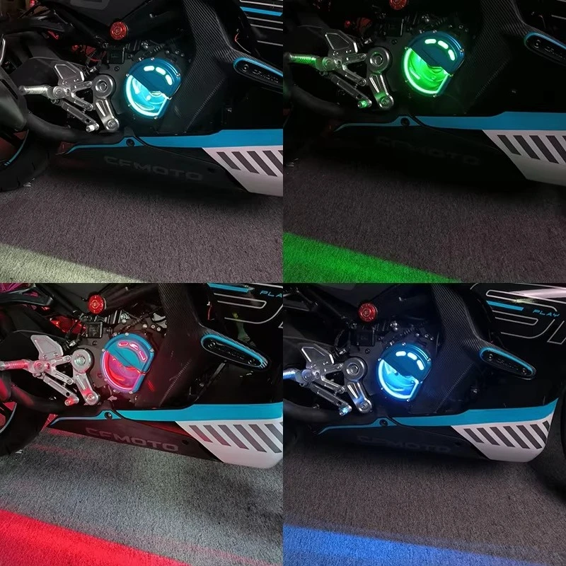 Transparent Clutch Cover Engine Side Cover Chain Cover for Spring Breeze 450SR 450SRS 450NK Modified Motorcycle Accessories