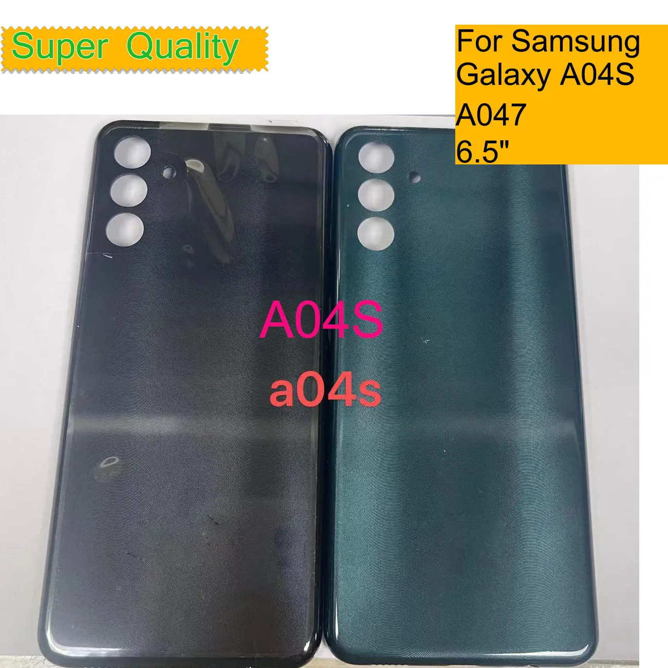 10Pcs/Lot For Samsung Galaxy A04S A047 Housing Back Cover Rear Case Battery Door Chassis Shell