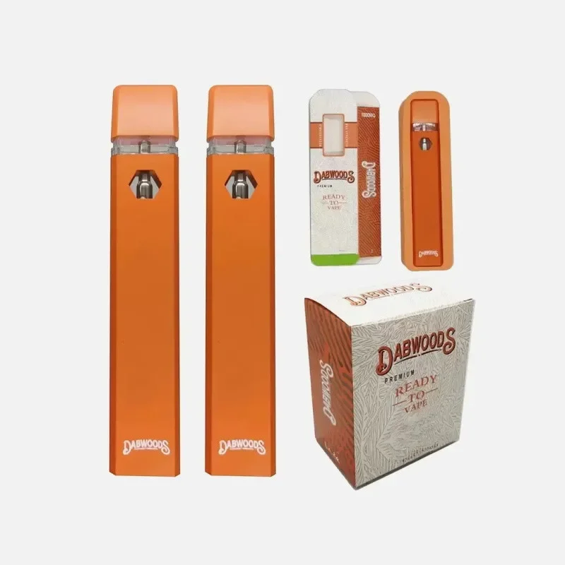 1 stücke 2 stücke Dabwoods Vape Stift 1 ml Keramik Spule Leere Pod Gerät Dicken Öl Dampf 280 mAh Batterie E Zigarette Wiederaufladbare Kits Ecig
