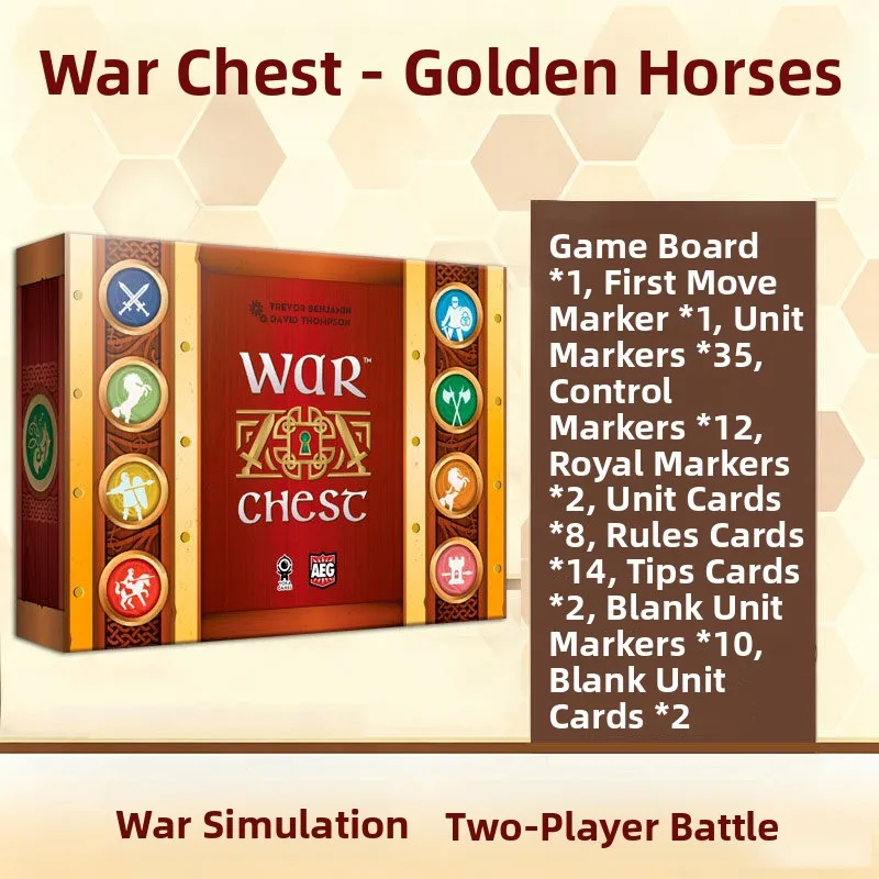 WarChest Promotion Version Chinese Strategy Board Game for Couples Dual Player Intellectual Challenge Chess Tabletop Game