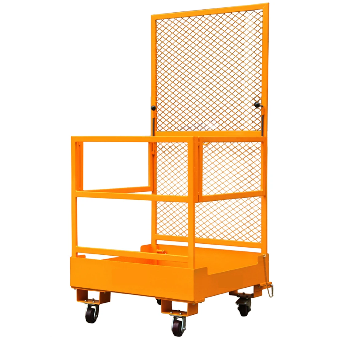 

Forklift safety cage manned platform vehicle / foldable warehouse inventory protection / guardrail aerial work platform NK30