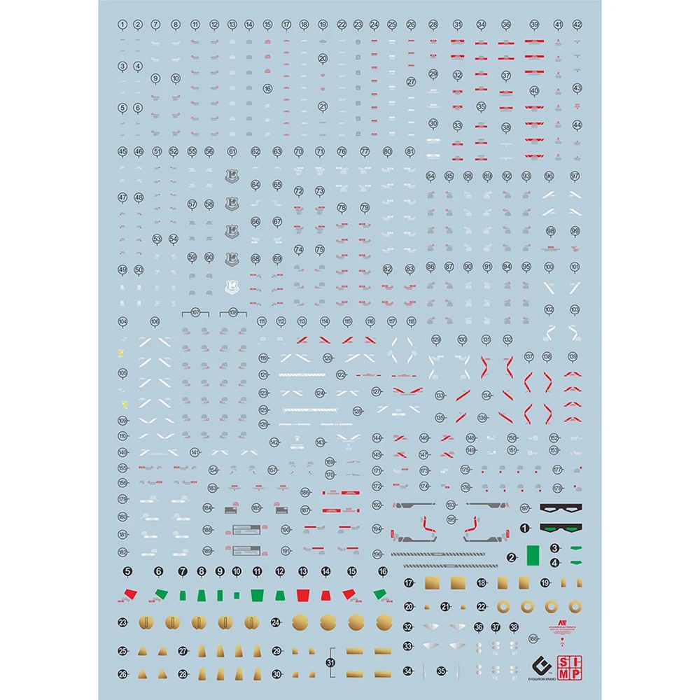EVO Waterslide Decals For 1/14 - огляд і ціна Model Kit Decals