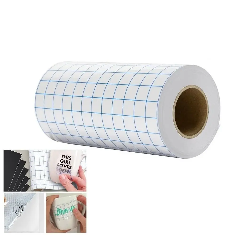 Self-adhesive Positioning Transfer Sticker Transparent Sticker Tape Roll Grid Transfer Film Multifunctional Lettering Film