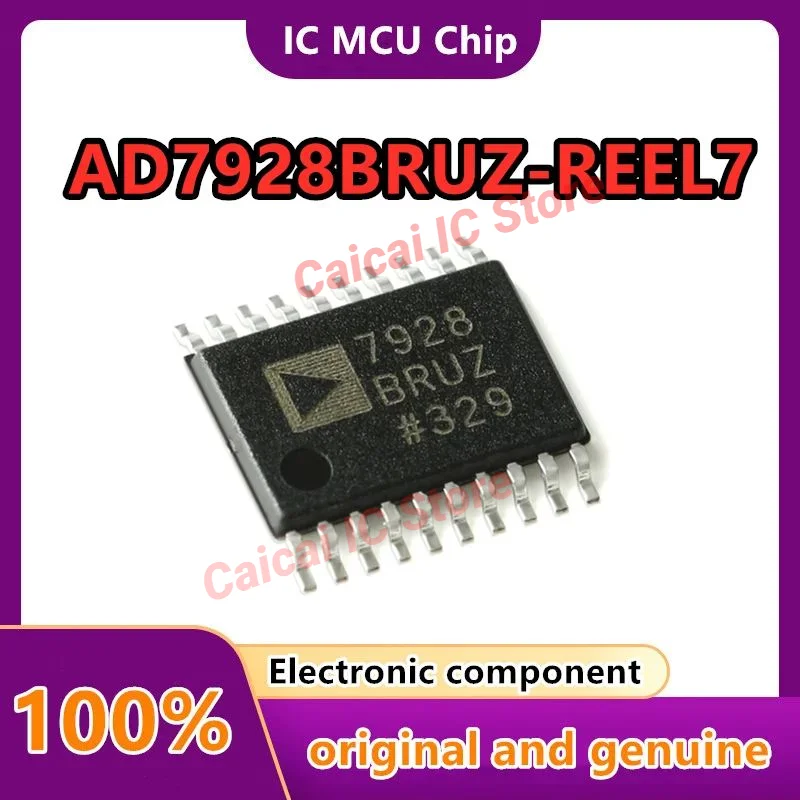 10PCS/LOT  AD7928BRUZ-REEL7 TSSOP-20 12-bit analog-to-digital converter (ADC) chip Original authentic