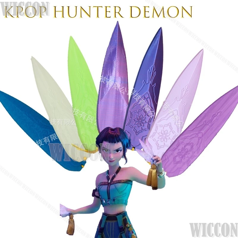 

Огни охотника на демонов, оружие для дартса, Kpop Hunter, реквизит для демон Zoey, товары для вечеринок для девочек, Zoey, карнавальный наряд на Хэллоуин, подарки для ролевых игр