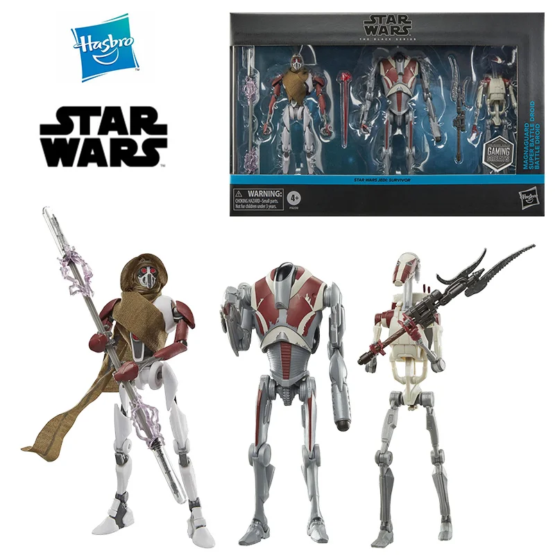 Hasbro Star Wars Jedi Survivor 3-Pack Magnaguard Super Battle Droid Battle Droid Original Action Figure Model Toy Gift Collect