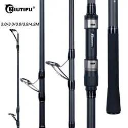 BIUTIFU BIGFISH Carp Surfcasting Rock Fishing Rod 3.0/3.6/3.9/4.2/4.5m T800Carbon 3.5lb Shore Casting 40-200g Spinning Hard Pole