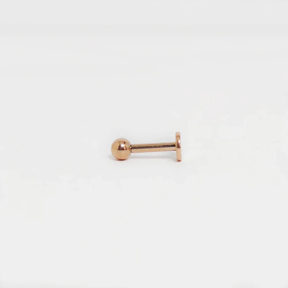 Titanium Tragus Piercing Lip Stud Earring
