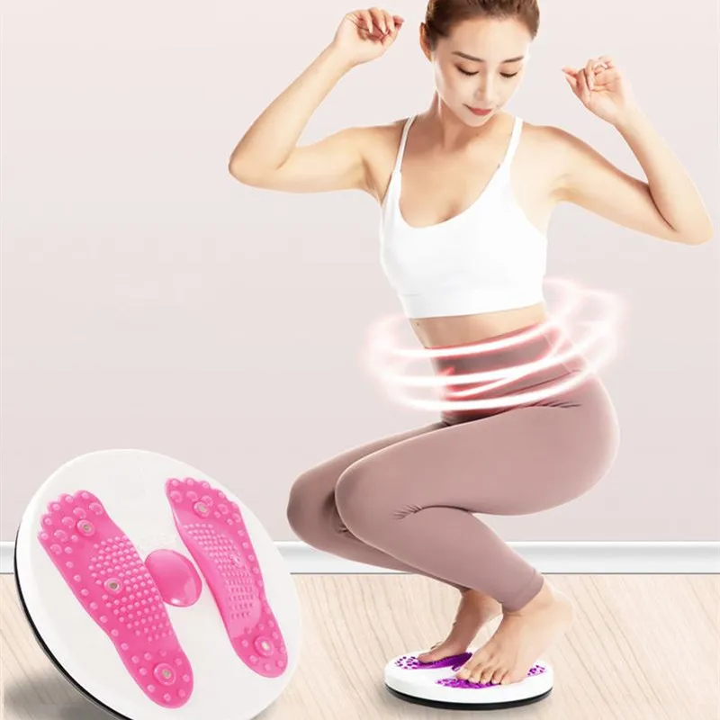 Waist Twisting Disc Indoor Weight Loss Twist Turntable Slim Enhanced Thin Belly 3D Massage Magnetic Therapy Gym Workout Supplies