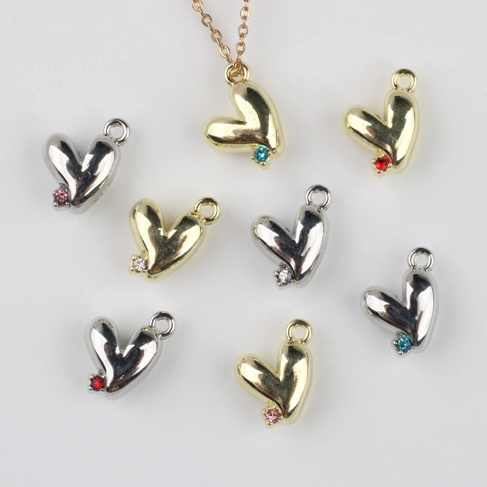 

10 шт., новый милый кулон в форме сердца с любовью, аксессуары для изготовления ювелирных изделий, ручная работа, браслет «сделай сам», серьги, ожерелье, орнамент, модный подарок