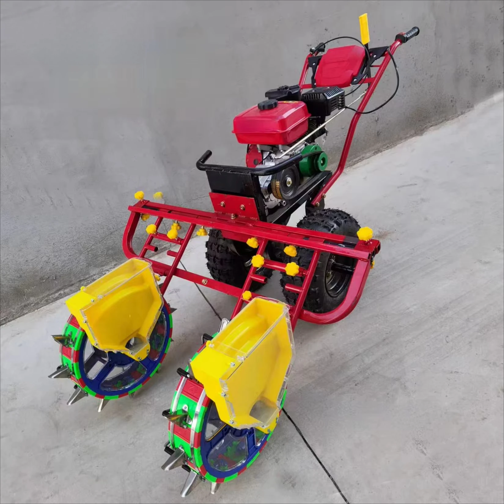 Seeder, transplanter, walking vegetable planter, fertilizer tractor