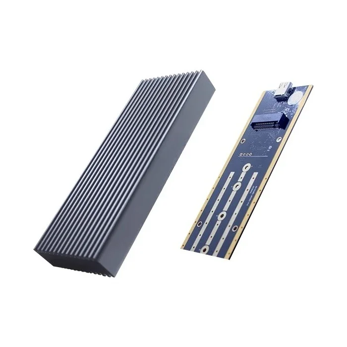 For E1 mobile hard disk box M.2 NVMe SSD mobile external box, aluminum alloy, efficient heat dissipation