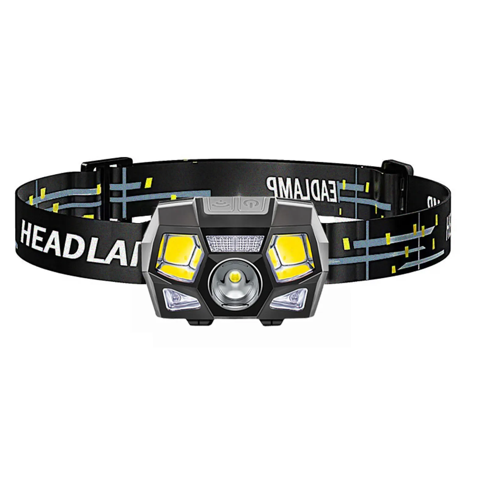 Led Strong Light Headlamp USB Rechageable Motion Sensor Headlight Portable Fishing Camping White Red Head Lamp Work Flashlight