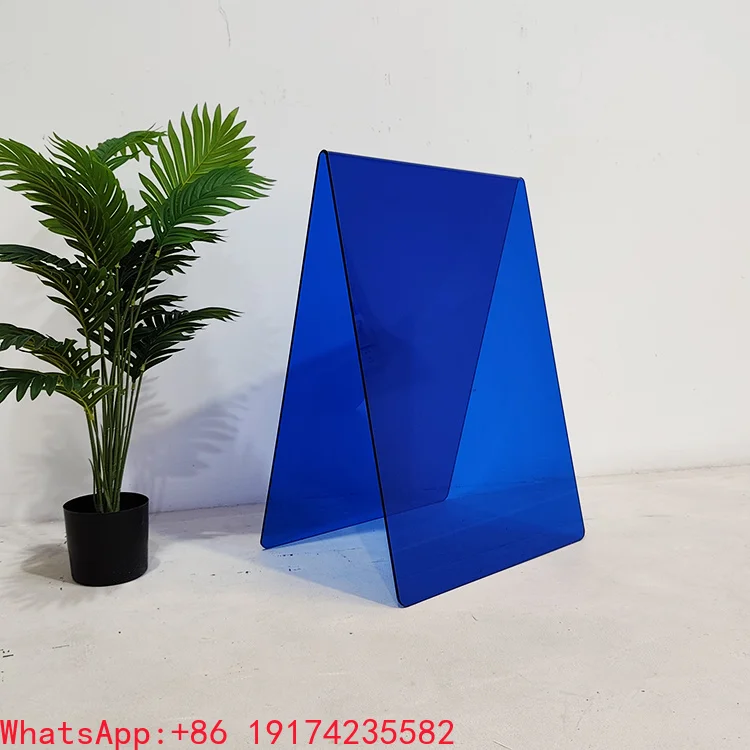 Fixed Acrylic A-Frame Sign Board Advertising Shop Outdoor Indoor Floor Standing a Frame Sidewalk Signs