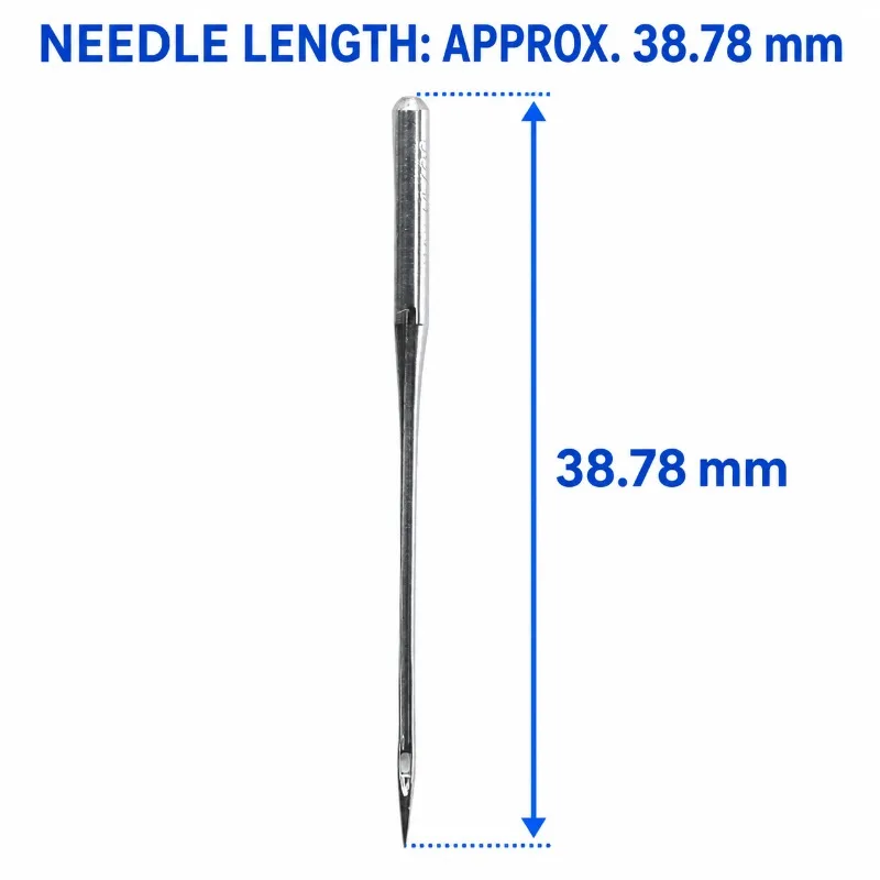 HENVOR EL×705 Overlock Sewing Machine Needles, Size 14/90, 5 Pack, for Knit and Stretch Fabrics