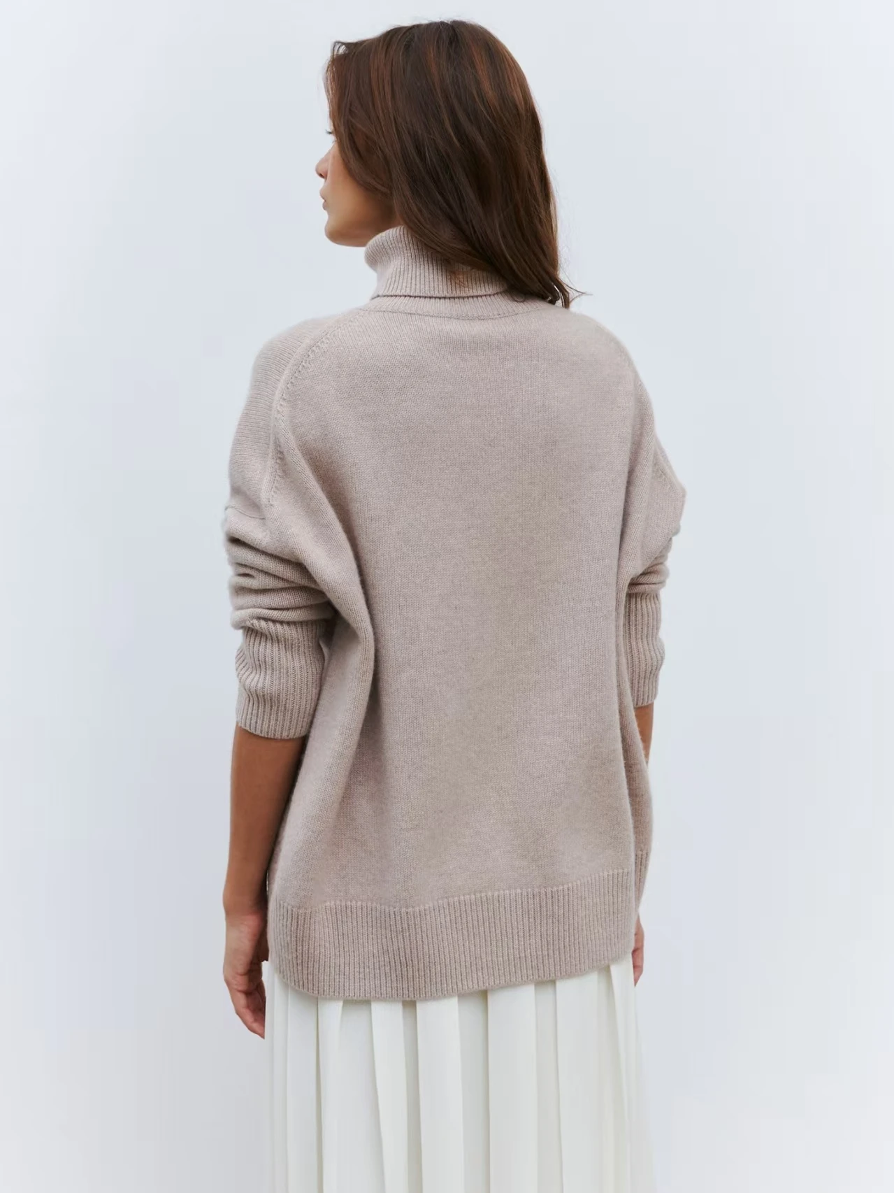 Faionable Versatile High Ne Knitted Sweater Top Warm Cozy Long Sve Autumn Winter Women's Faion Commute Sle Knitwear