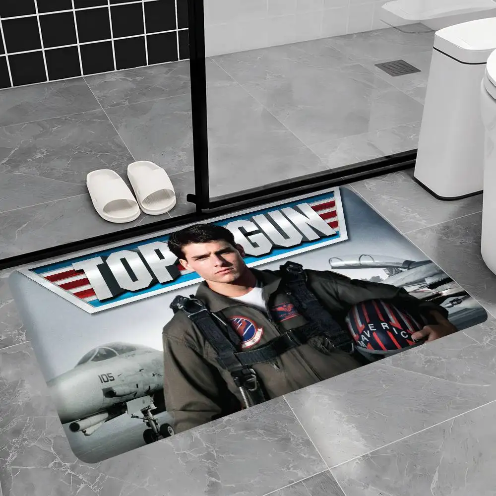 Air Force Movie Top Gun Bathroom Mat Kids Room Bedroom Decoration Balcony Anti-Slip Doormat Living Room Welcome Rug