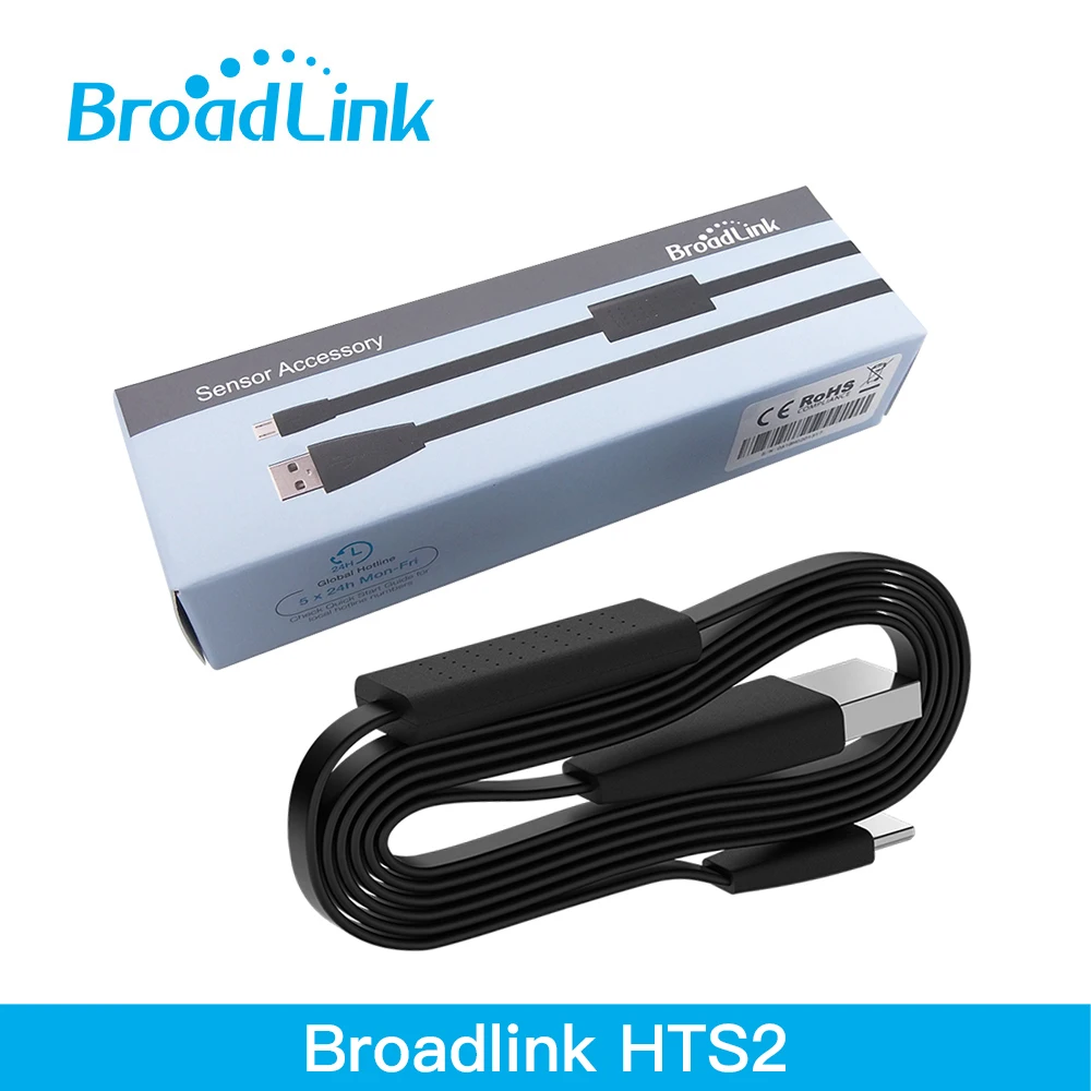 2025 BroadLink RM4 Pro Универсальный ИК-пульт дистанционного управления Smart WiFi RF Switch HTS2 Датчик работает Alexa Google Home Assistant