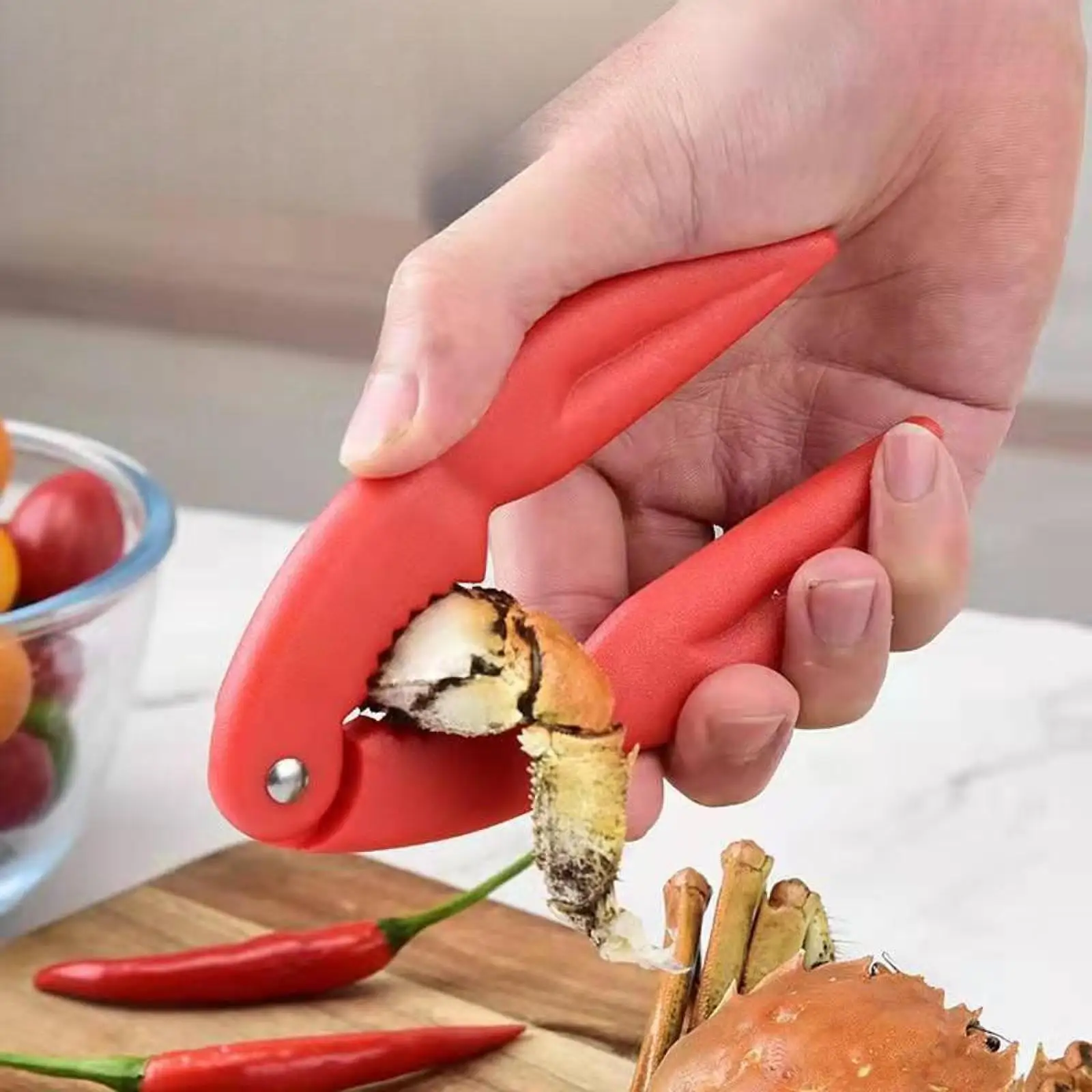 Crab Leg Sheller Lobster Tool Portable Heavy Duty Lobster Sheller Shellfish Crab Claw Opener for Restaurant Hotel Home Party