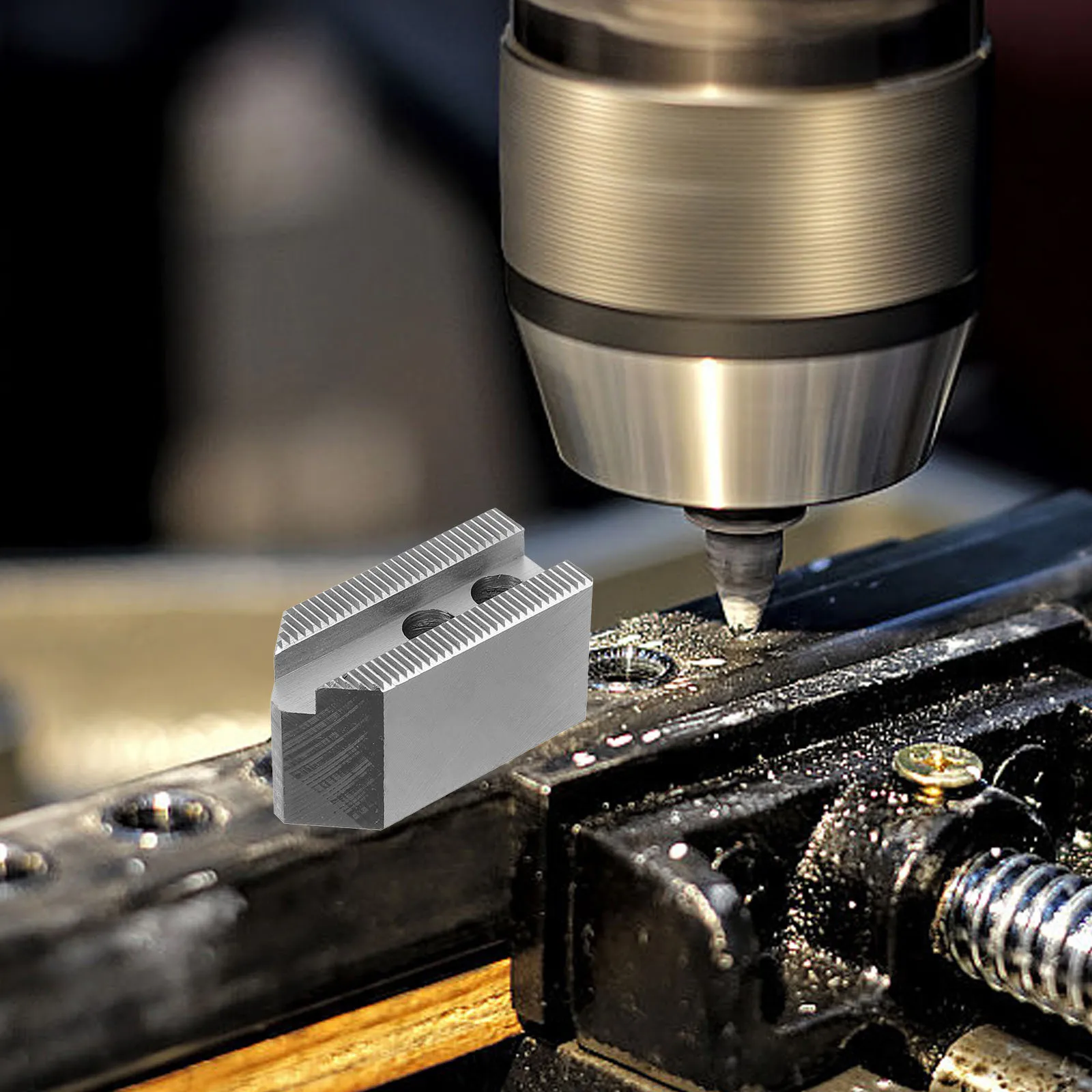 

CNC Lathe Chuck Fixture Metal Tools Mini Lengthen Accessories Stainless Steel Parts Clamps