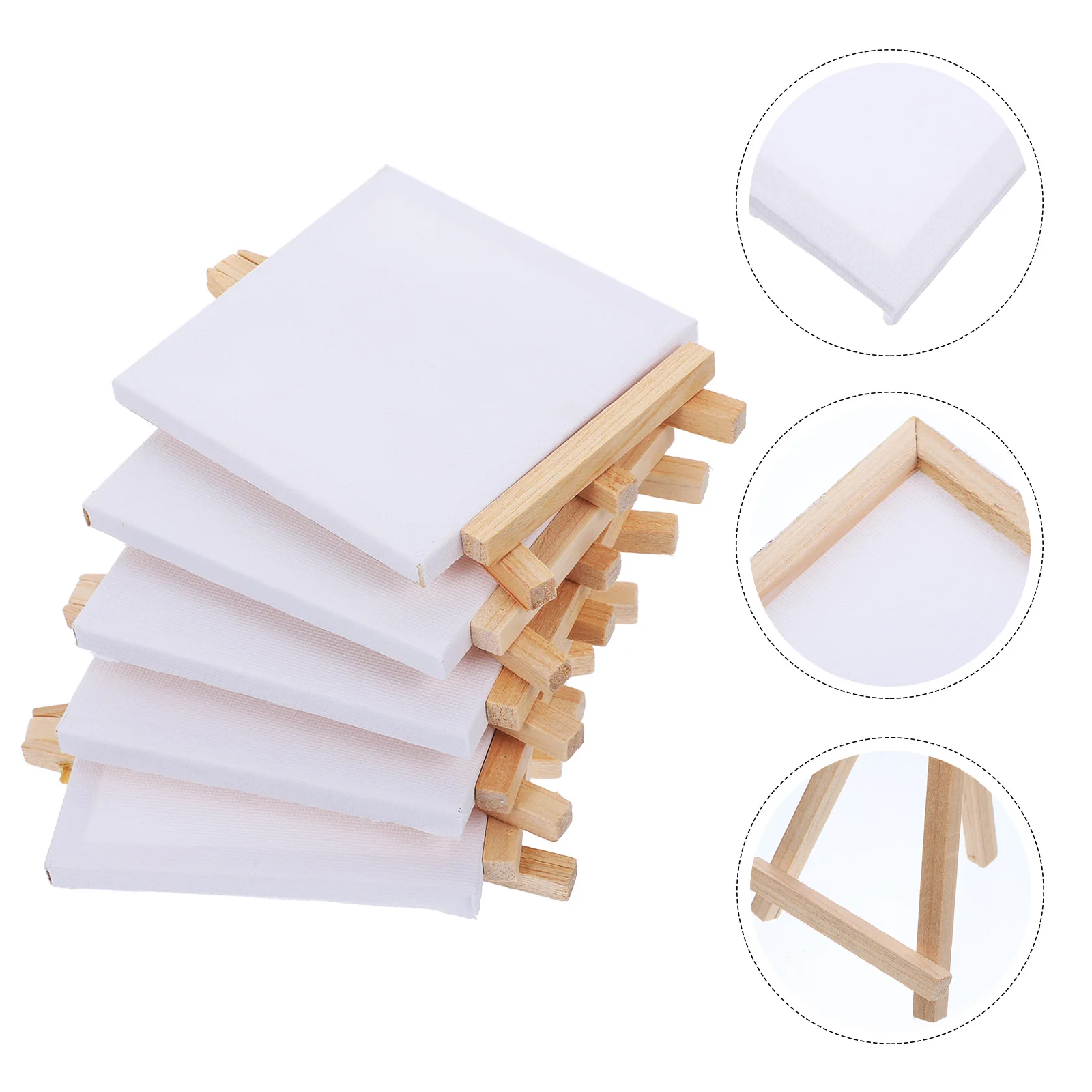 

10 Sets 8x15 Easel Kit 10x10 Picture Frames for Painting Students Artists Home Decoration Mini Easel Supplies