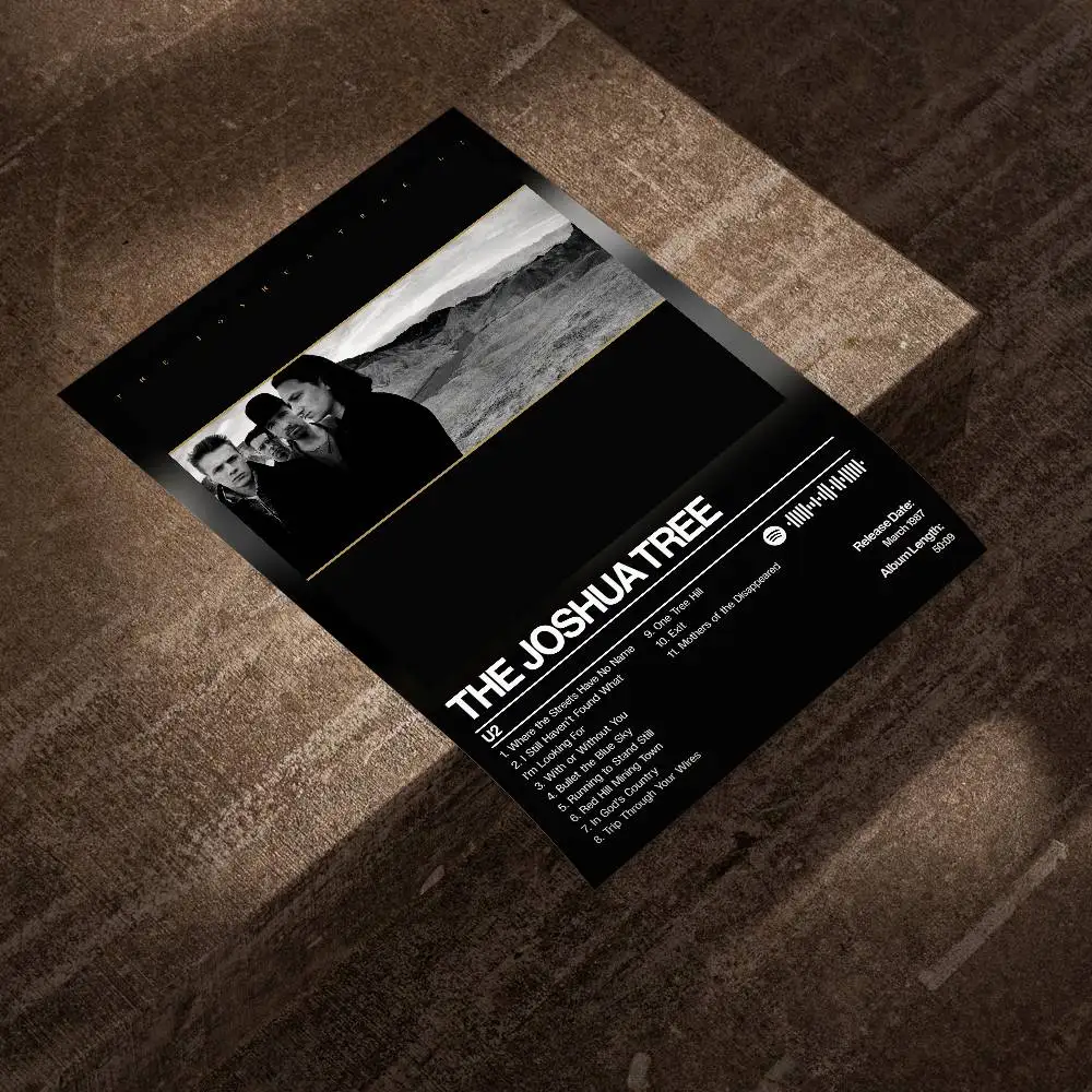 طباعة ملصق شجرة جوشوا U2 عالية الدقة، مناسبة للمنزل، ديكور غرفة المعيشة، البار، لوحة معلقة للمقهى