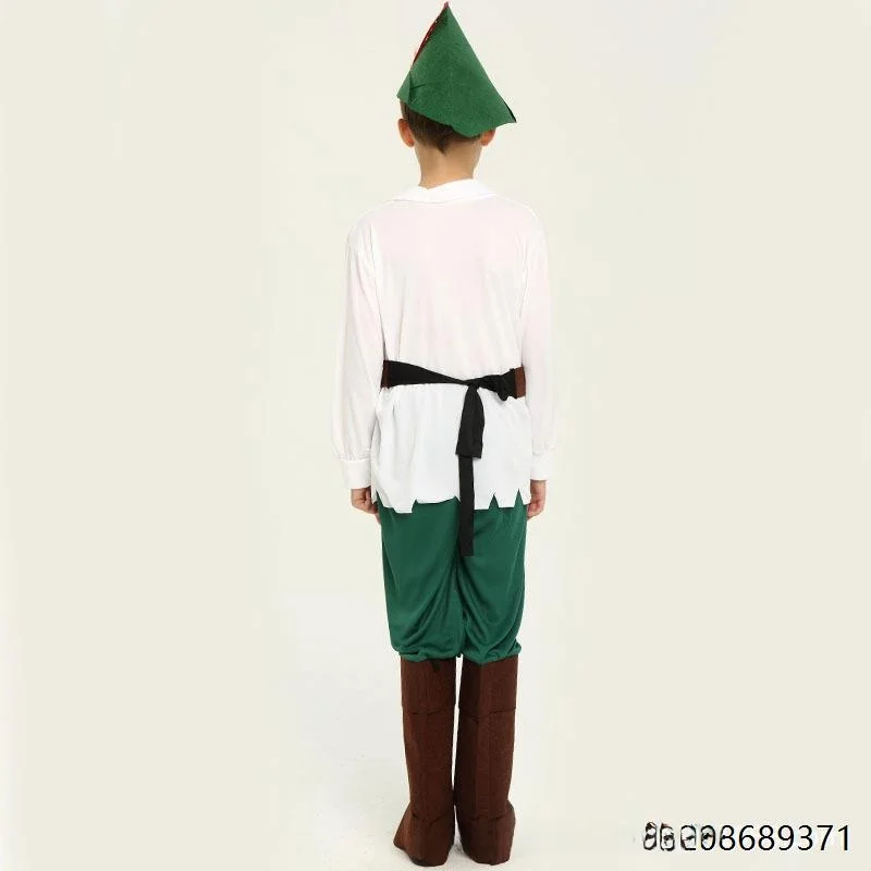 زي تنكري للأطفال على شكل تنكربيل الأخضر في عيد الهالوين، زي روبن هود للرجال والنساء البالغين، زي للأسرة في المؤتمرات والعروض