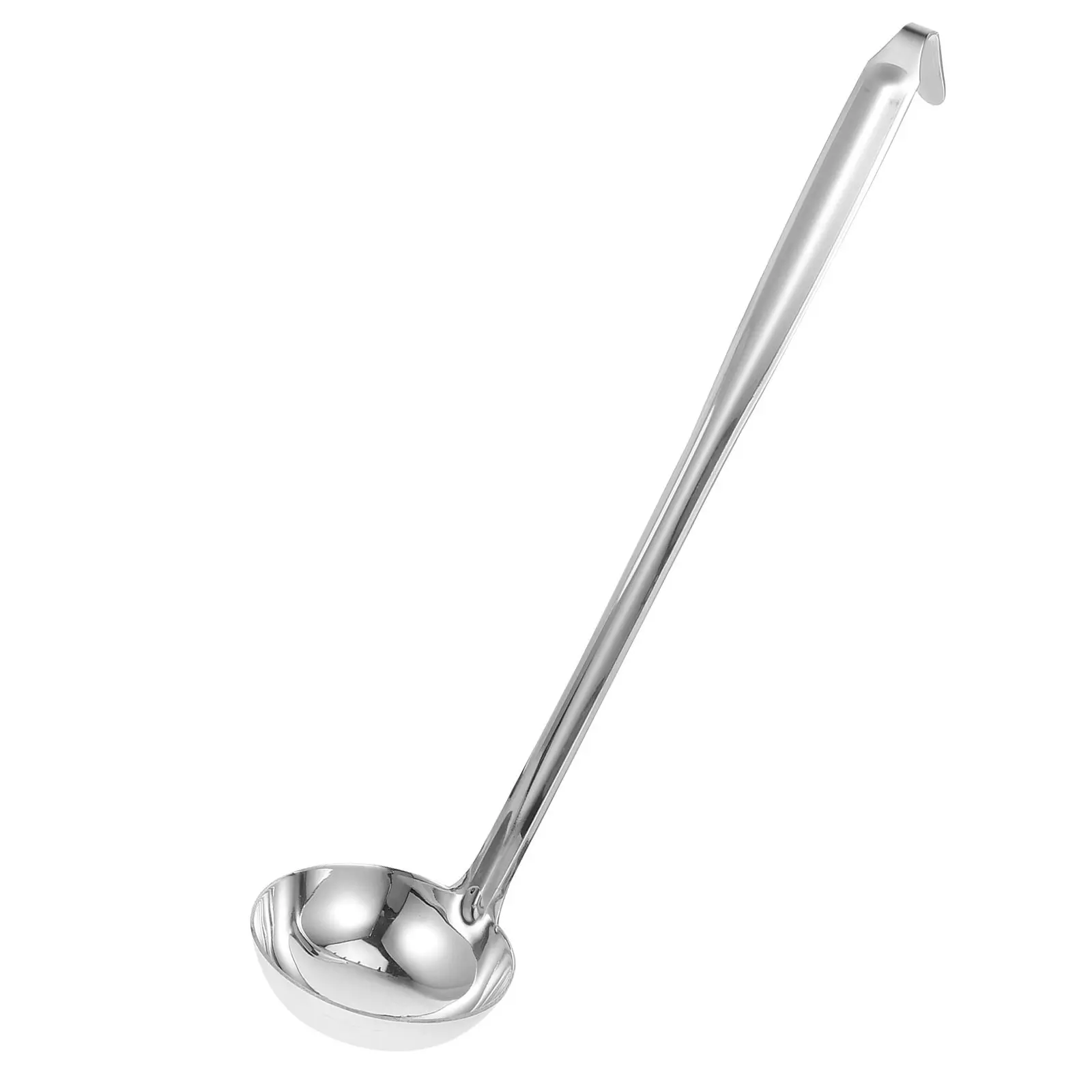 

Stainless Steel Soup Ladle Chinese Hot Pot Spoon With Hook Long Handle Metal Serving Ladles For Serving Stirring Portioning