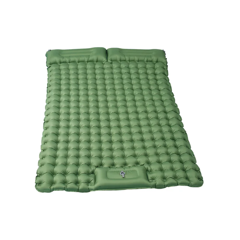 

Soft and thickened double travel nap mat camping picnic sleeping mat lunch break inflatable mat portable inflatable mattress