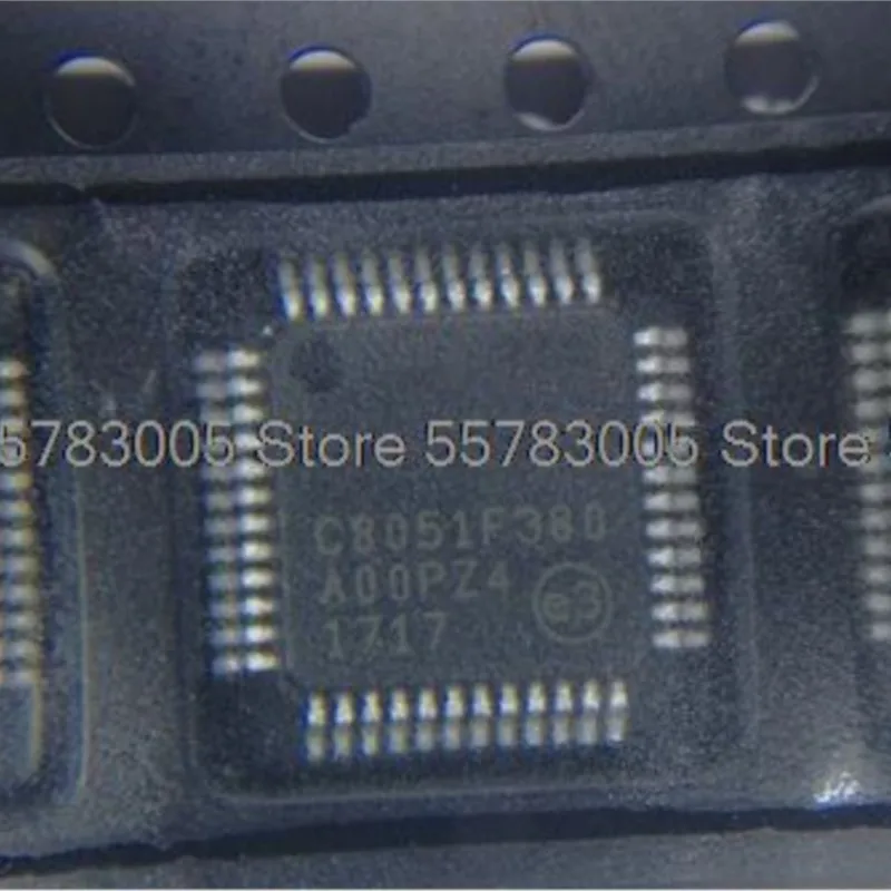 10PCS New C8051F380-GQR Silk screen C8051F380 TQFP48 Microcontroller chip IC