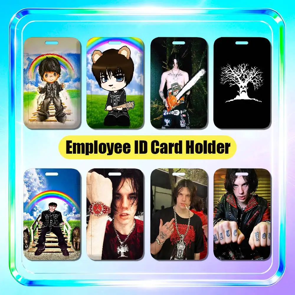 For Sematary Employee ID Card Holder Office Student Work Bank Credit Badge Decoration Case