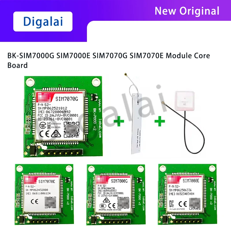 

BK-SIM7000G SIM7000E SIM7070G SIM7070E Module Core Board