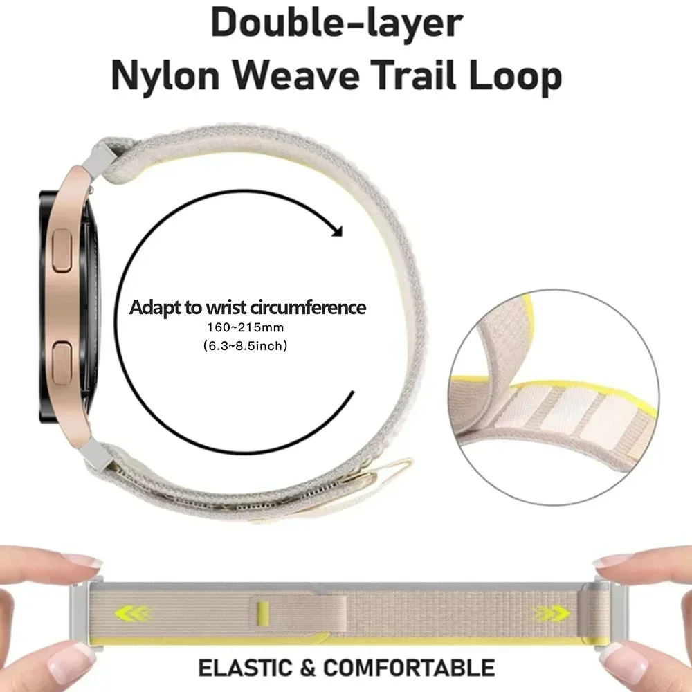 Nylon loop strap For Huawei Watch Fit 3 Smartwatch Braided Elastic Wristband For Huawei Watch Fit3 weave Bracelet strap correa