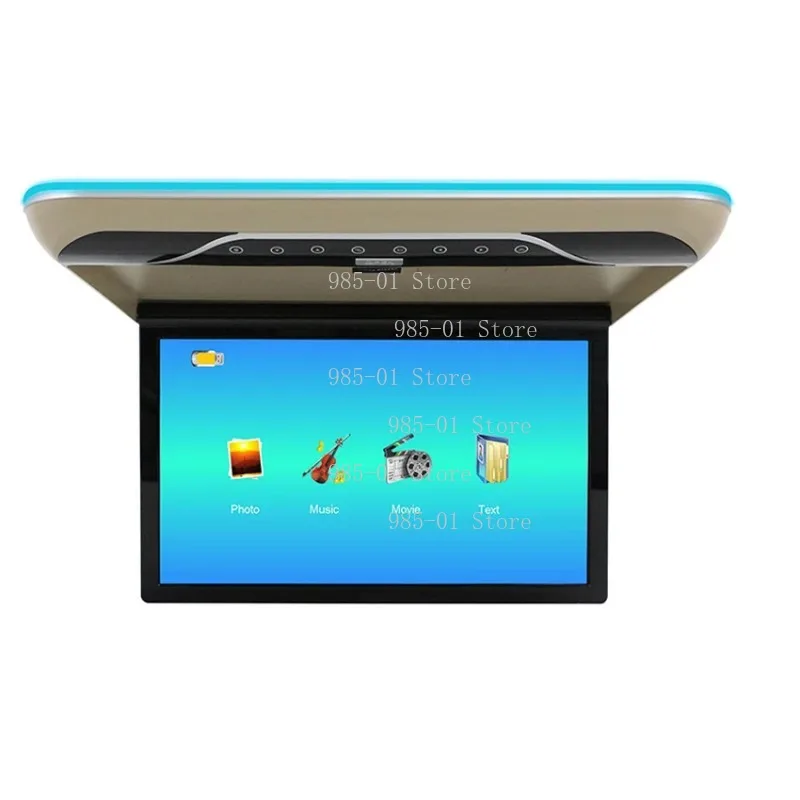 19 Inch Car Ceiling MP5 Monitor Multimedia Video Player with HDMI USB TF FM